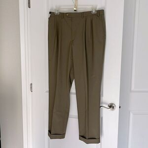 Ralph by Ralph Lauren Pleated Comfort Flex Pant Machine Washable NWT SZ 38W X 32